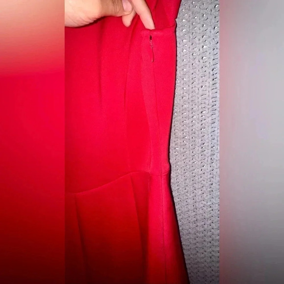 Ted Baker London Kipp Dress in Brick Red uk size 1 us 4 - Picture 4 of 14